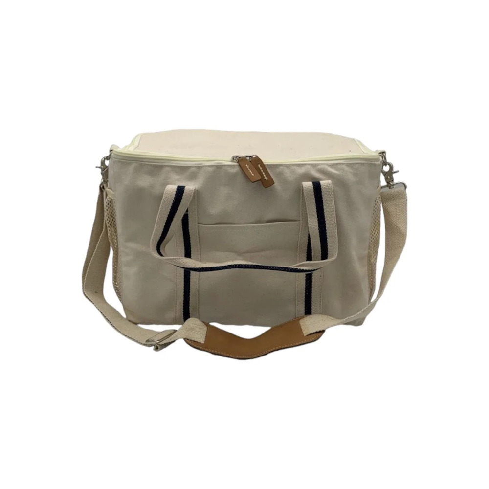 Shorebags Large Insulated Picnic Cooler Natural